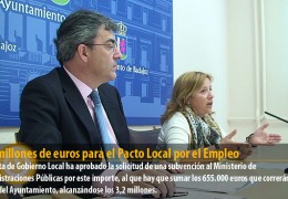 2,6 millones de euros para el Pacto Local por el Empleo