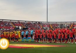 España golea a Andorra 5-0 en un abarrotado estadio Nuevo Vivero